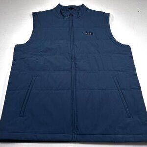 Travis Mathew Vest Men’s XL Blue Interlude Puffer Lightweight Golf Outdoors